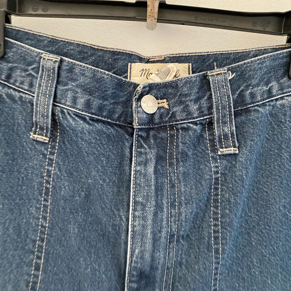 Madewell Dark Blue super wide leg Jeans high waisted size 29 - Picture 7 of 12